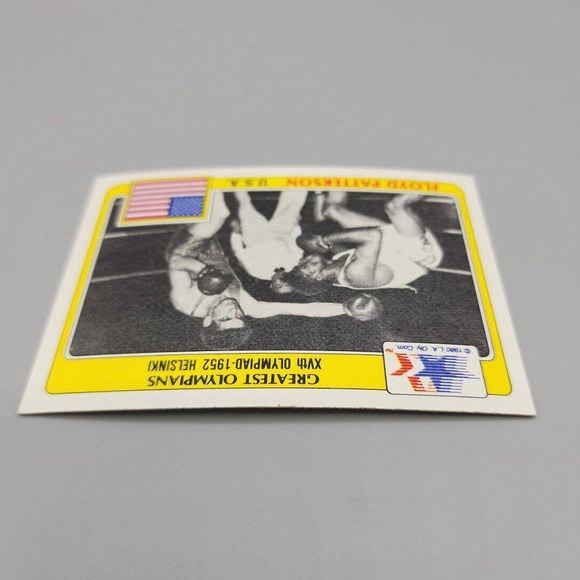 Floyd Patterson 1983 Greatest Olympians Card #77 Helsinki, 1952 - Picture 4 of 4